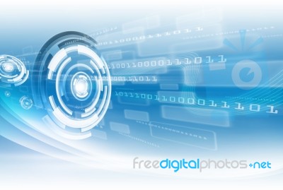 Digital Technology Background Stock Image