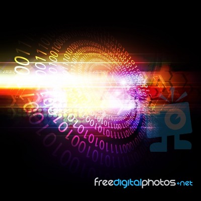 Digital Technology Background Stock Image