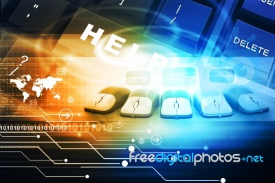 Digital Technology Background Stock Image