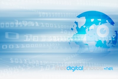 Digital Technology Background Part 2 Stock Image