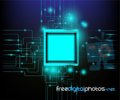 Digital Technology Concept Background Stock Image