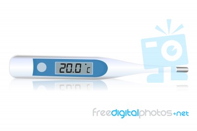 Digital Thermometer Stock Image
