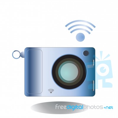 Digital Wireless Camera Stock Image