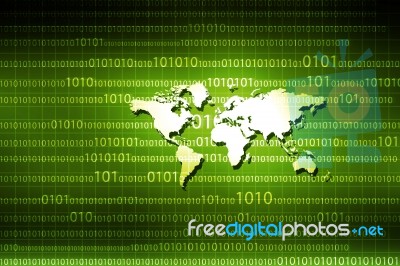 Digital World Stock Image