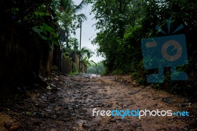 Dirt Road Stock Photo