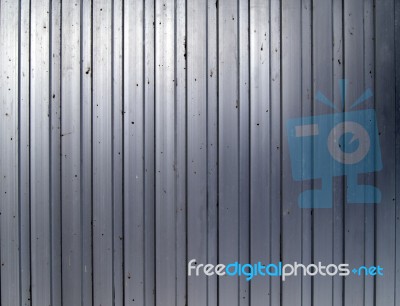 Dirty Corrugated Metal Stock Photo