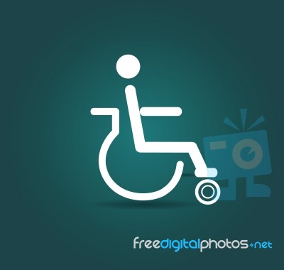 Disabled  Icon Stock Image