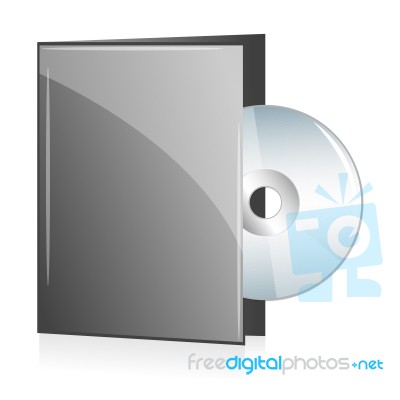 Disc In Cover Stock Image