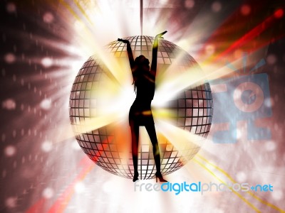 Disco Dance Stock Image