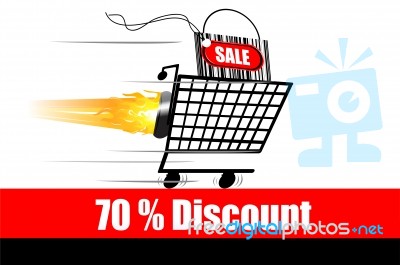 Discount Advertisement Stock Image