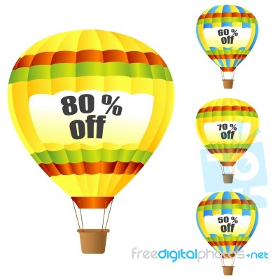 Discount Parachute Stock Image