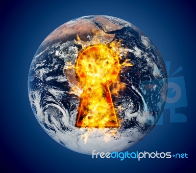 Discovery Earth Stock Image