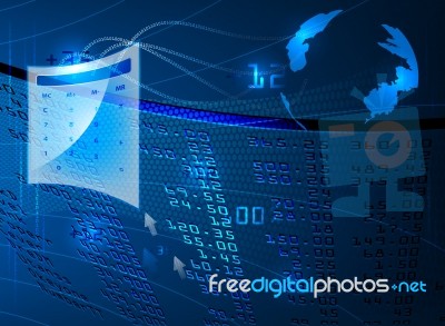 Display Stock Market Stock Image