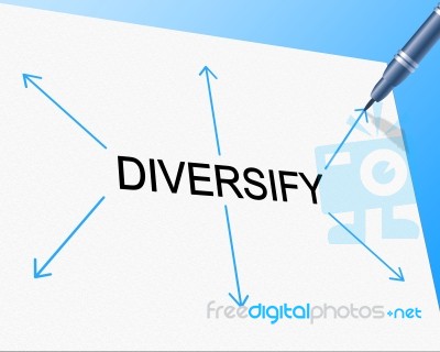 Diversity Diversify Represents Mixed Bag And Multi-cultural Stock Image