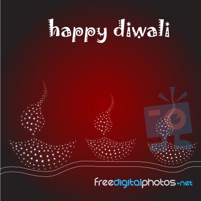 Diwali Card Stock Image