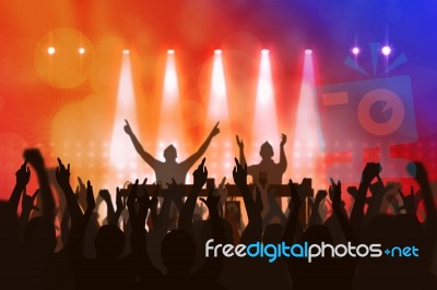 DJ In Concert Stock Image