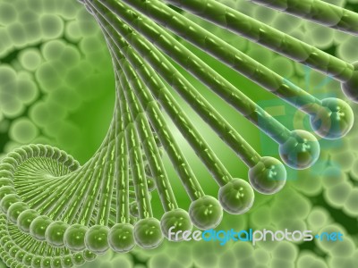 Dna Green Stock Image