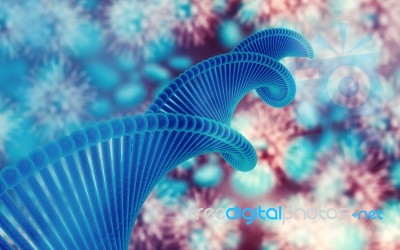 Dna Structure Stock Image