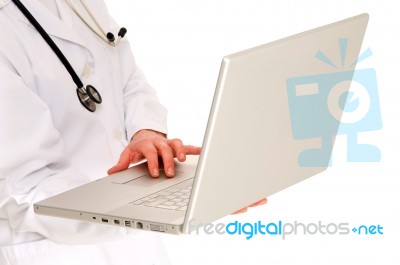 Doctor With Stethoscope Stock Photo