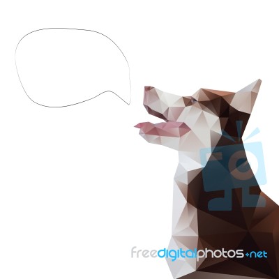 Dog Abstract Stock Image