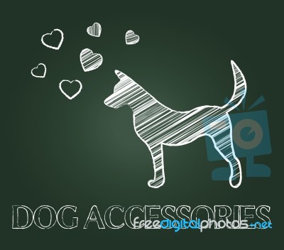 Dog Accessories Represents Product Pedigree And Pup Stock Image