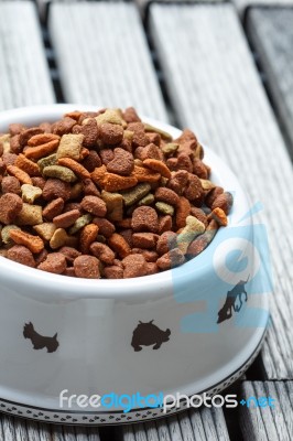 Dog Food Stock Photo