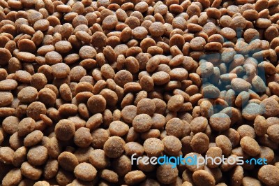 Dog Food Background Stock Photo