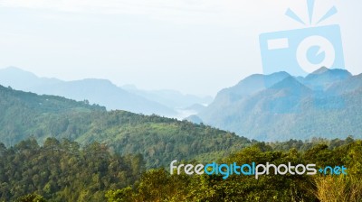 Doi Ang Khang In Chiang Mai Province Of Thailand Stock Photo