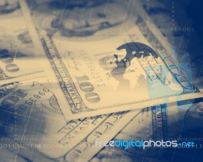 Dollar Bills Stock Photo