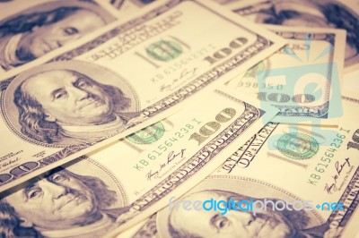 Dollar Bills Stock Photo