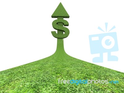 Dollar Increment Stock Image