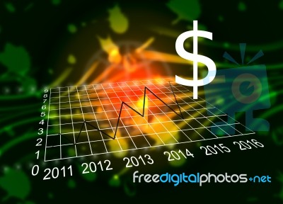 Dollar Rate Illustration Stock Image