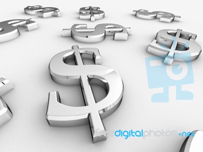 Dollar Signs Stock Image