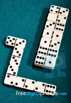 Domino Stock Photo