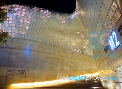 Dongdaemun Design Plaza ( Ddp) Stock Photo