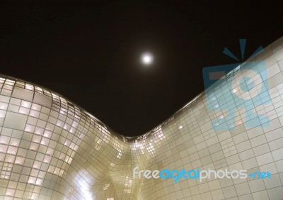 Dongdaemun Design Plaza ( Ddp) Stock Photo