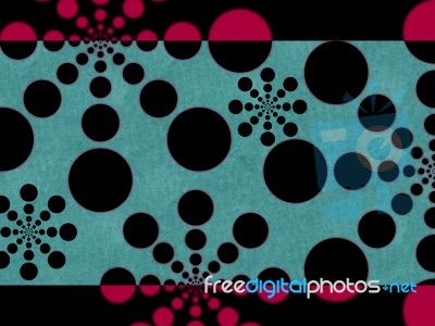 Dots Background Means Round Shapes And Blobs
 Stock Image