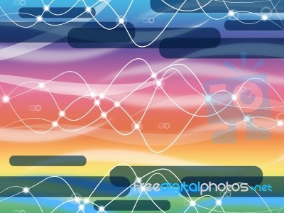 Double Helix Background Shows Oblongs Energy And Forces
 Stock Image