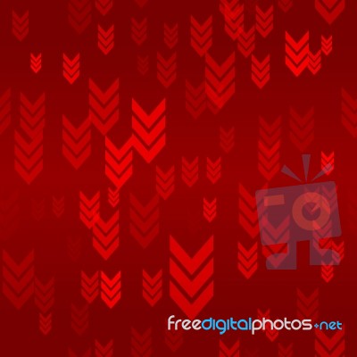 Down Red Arrow Seamless Pattern Background Stock Image