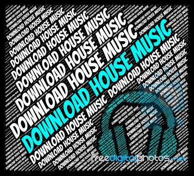 Download House Music Shows Sound Tracks And Dance Stock Image