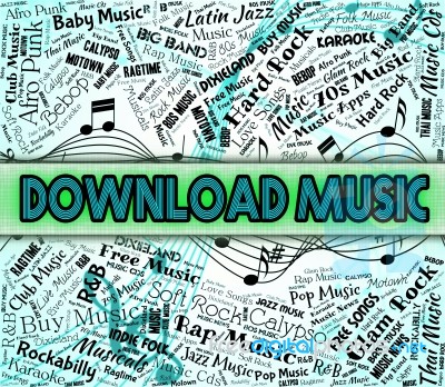 Download Music Means Sound Track And Acoustic Stock Image