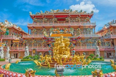 Dragon Chinese In Thailand Country Stock Photo