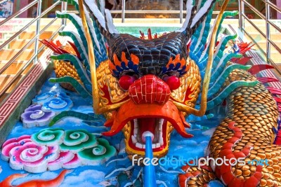 Dragon Chinese In Thailand Country Stock Photo