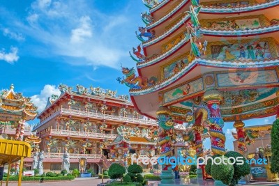 Dragon Chinese In Thailand Country Stock Photo