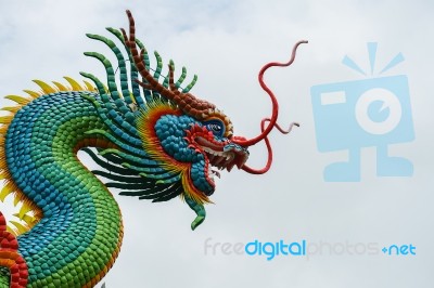 Dragon Statue Stock Photo