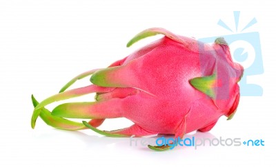 Dragonfruit Isolated On The White Background Stock Photo