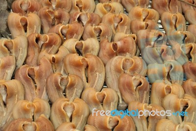 Dried Fish Stock Photo