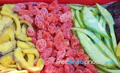 Dried Fruits Stock Photo