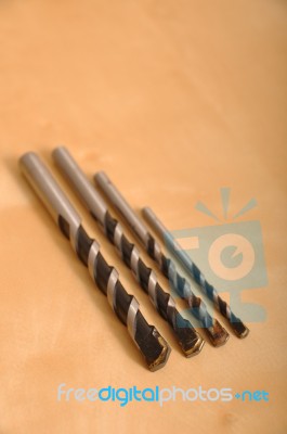 Drill Bits Stock Photo