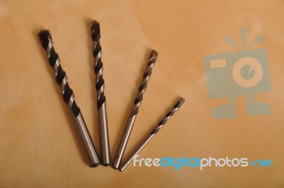 Drill Bits Stock Photo